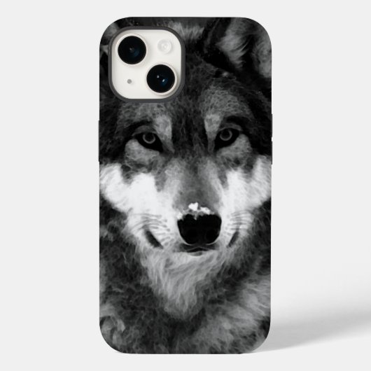 Wolf Case-Mate iPhone Case (Achterkant)