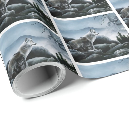 Wolf Castle Guards Cadeaupapier (Rol Hoek)