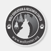 Wolf Center Magnet (Voorkant)