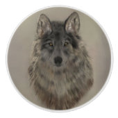 Wolf Ceramic Knob Keramische Knop (Voorkant)