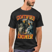 Wolf Certified Gooner Funny Bootleg Meme Dad Papa  T-shirt (Voorkant)