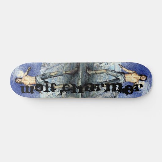 Wolf Charmer Fantasy Scateboard Skateboard (Horizontaal)