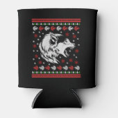 Wolf Christmas Blikjeskoeler (Voorkant)