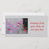 Wolf Christmas Feestdagenkaart (Voorkant)