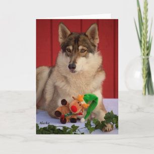 Wolf Christmas Kaart