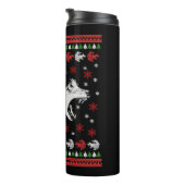 Wolf Christmas Thermosbeker (Geroteerd rechts)