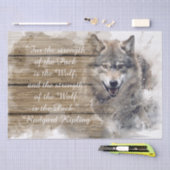 Wolf Citaten Tissuepapier (Craft)
