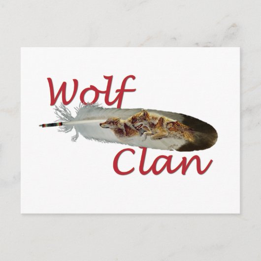 Wolf Clan Briefkaart (Voorkant)