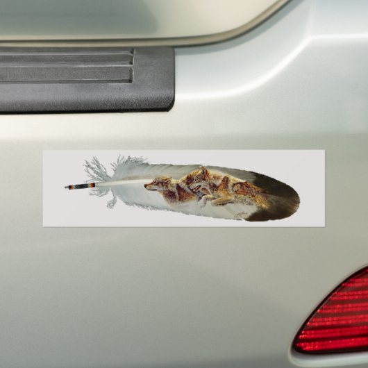 Wolf Clan Bumpersticker (Op auto)
