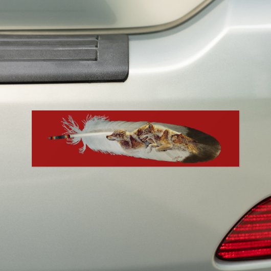 Wolf Clan Bumpersticker (Op auto)