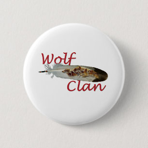 Wolf Clan Ronde Button 5,7 Cm