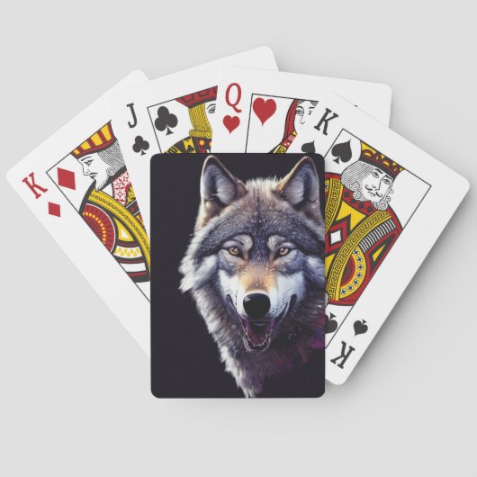 Wolf Classic-speelkaarten Pokerkaarten (Achterkant)