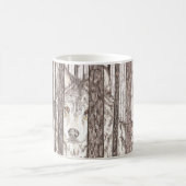 Wolf Coffe Mok Isolatie (Center)