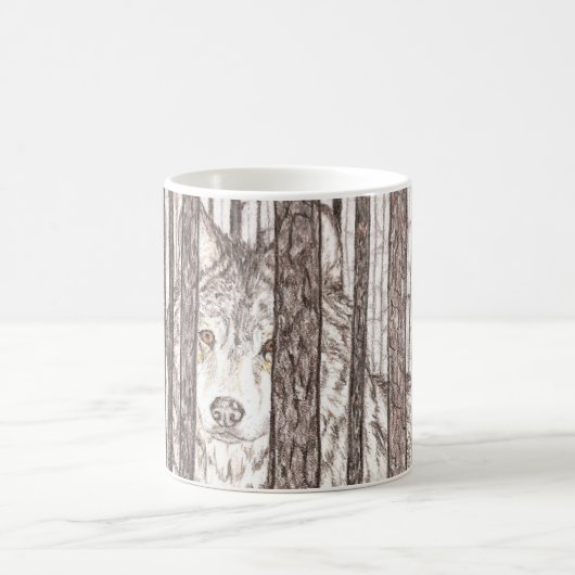 Wolf Coffe Mok Isolatie (Center)