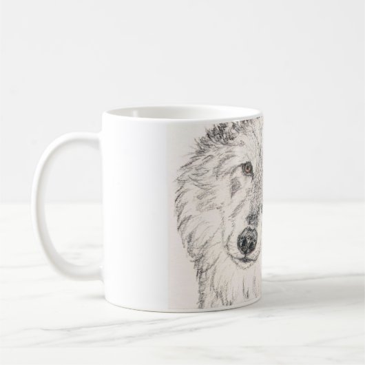 Wolf Coffee Mok Alpha Vrouw (Links)