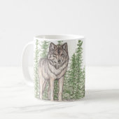 Wolf Coffee Mok Guedatie (Voorkant links)