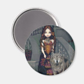 "Wolf Countess" magneet (Voorkant / Achterkant)