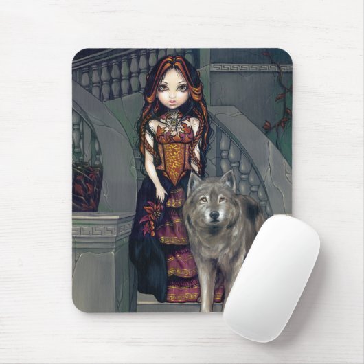 "Wolf Countess" Mousepad Muismat (Met muis)