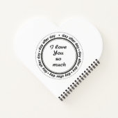 Wolf Couple Notitieboek (Achterkant)