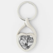Wolf Couple Sleutelhanger (Voorkant)