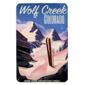Wolf Creek Colorado Ski poster Magneet (Verticaal)