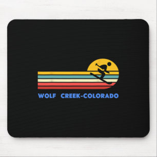 Wolf Creek Colorado Skien Skiloper Ski Retro Zonso Muismat