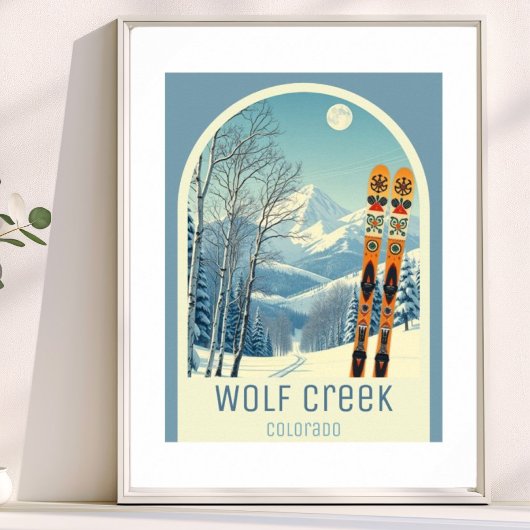 Wolf Creek Colorado skigebied Poster