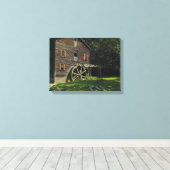 Wolf Creek Grist Mill Canvas Afdruk (Insitu (Houten vloer))
