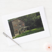 Wolf Creek Grist Mill Rechthoekige Sticker (Envelop)