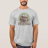 Wolf Creek Mannen Brown Raglan T-shirt (Voorkant)