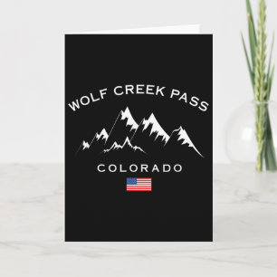 Wolf Creek P Colorado Rocky Mountains Ski Resort S Kaart