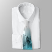 Wolf Cries in Winter Blue Stropdas (Gebonden)