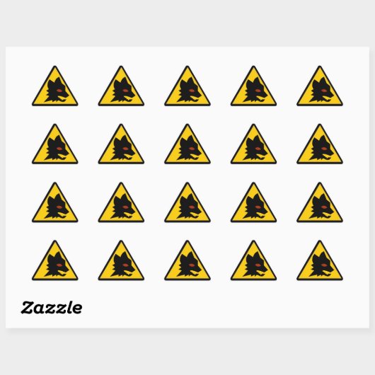 Wolf Crossing Sticker (Vel)