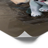 Wolf cub en zijn moeder poster (Hoek)