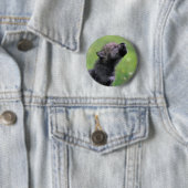 Wolf Cub Howling Ronde Button 5,7 Cm (In situ)