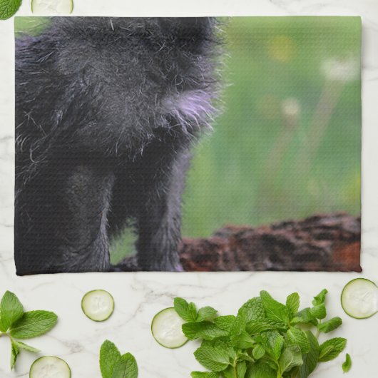 Wolf Cub Howling Theedoek (Gevouwen)