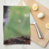 Wolf Cub Howling Theedoek (Quarter Fold)