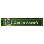 Wolf cub in the green: naambordje (Voorkant)