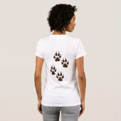 Wolf Cub Tracks T-shirt (Achterkant volledig)