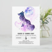 Wolf Cub's grillige verjaardag Kaart (Staand voorkant)