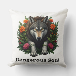 Wolf Dangerous Soul Kussen