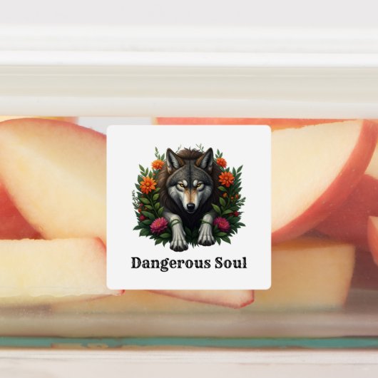 Wolf Dangerous Soul Labels (Aangebracht)