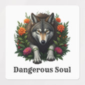 Wolf Dangerous Soul Labels (Design 2)
