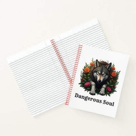 Wolf Dangerous Soul Notitieboek (Binnen)