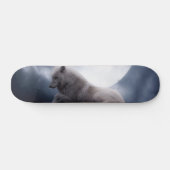 Wolf de koning van de wilde natuur persoonlijk skateboard (Horizontaal)