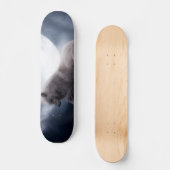 Wolf de koning van de wilde natuur persoonlijk skateboard (Voorkant)
