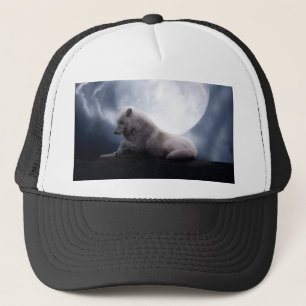 Wolf de koning van de wilde natuur trucker pet