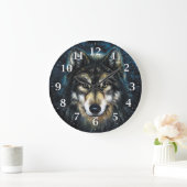 Wolf Decorative Wall Clock Grote Klok (Huis)