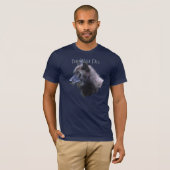 Wolf Den Grey Wolf Head Wildlife T-shirt (Voorkant volledig)