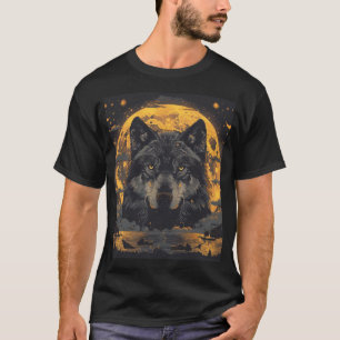 Wolf Design Heren T-shirt T-shirt met Wolven